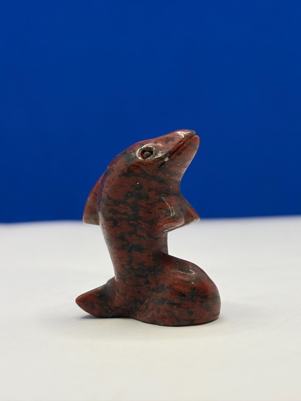 2” Mahogany Obsidian Dolphin Crystal Carving